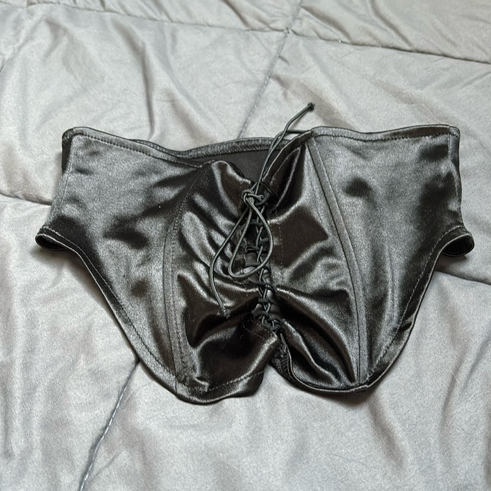 Black costume corset
